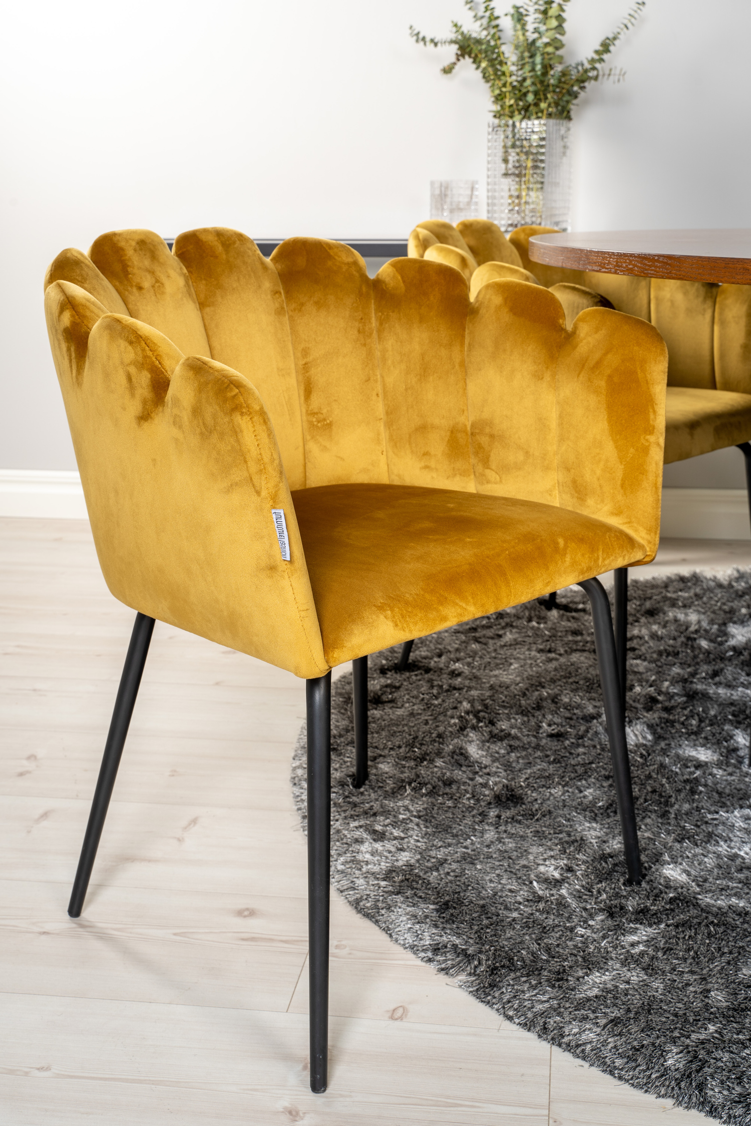 Dining set Dallas 311 (Yellow + Black)