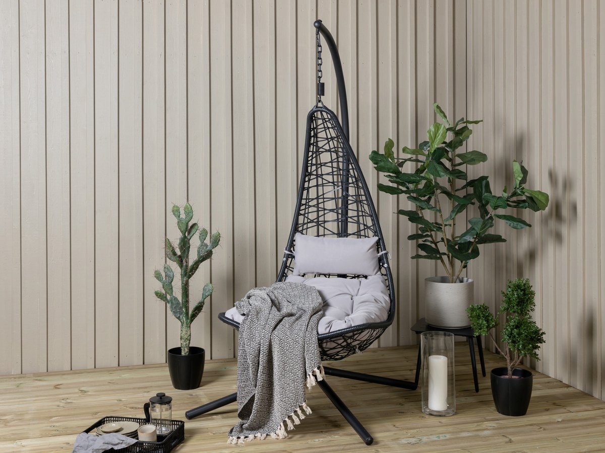 Κρεμαστή πολυθρόνα Dallas 519 (Μαύρο)