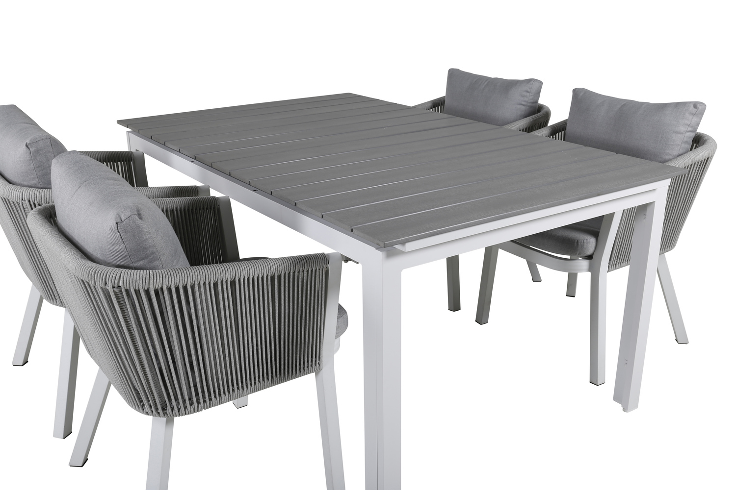 Outdoor table Dallas 665 (Grey + White)