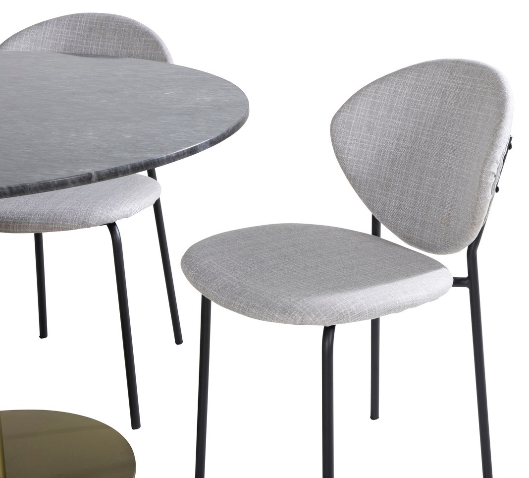 Dining set Dallas 1209 (Grey + Black)