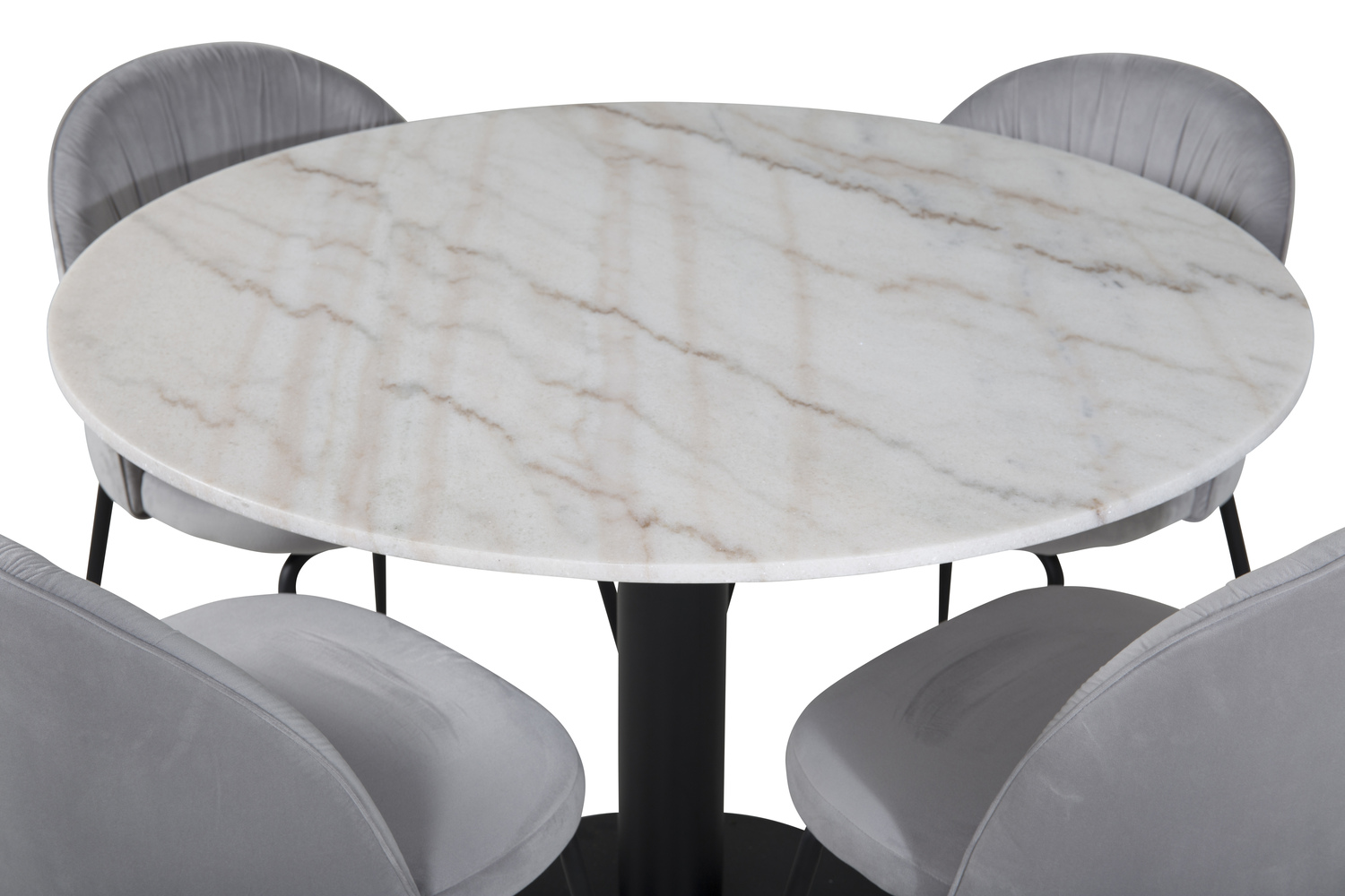 Dining set Dallas 1303 (Grey + Black)