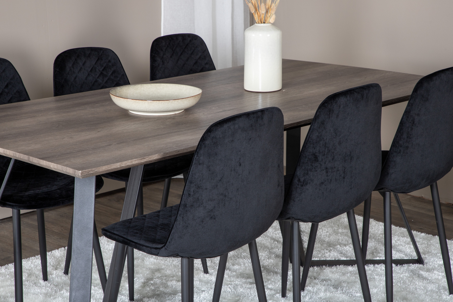 Dining set Dallas 1357 (Black)