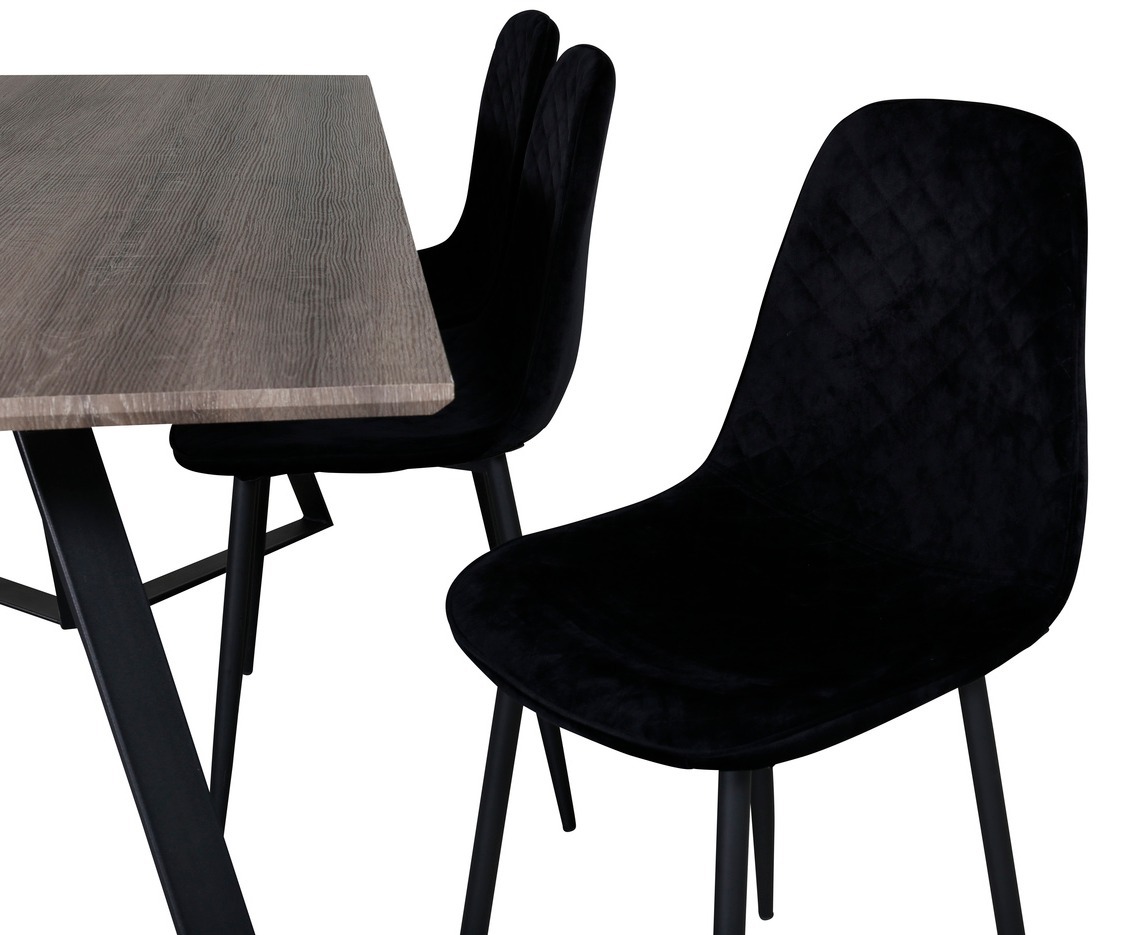 Dining set Dallas 1357 (Black)