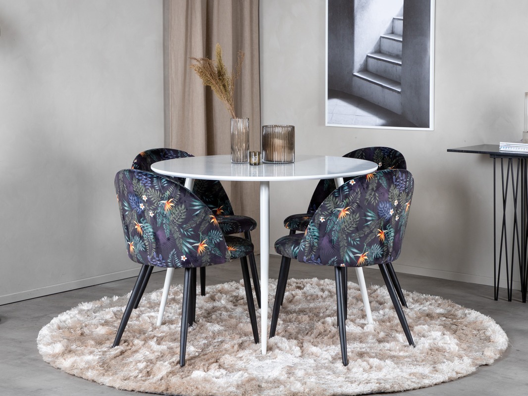 Σετ τραπεζαρίας Dallas 4611 (Άσπρο)