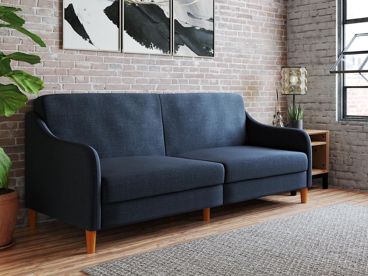 Sofa bed Tulsa 120 (Dark blue)