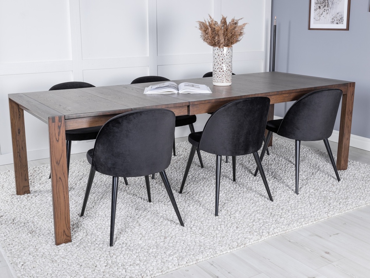 Σετ τραπεζαρίας Dallas 2052 (Μαύρο)