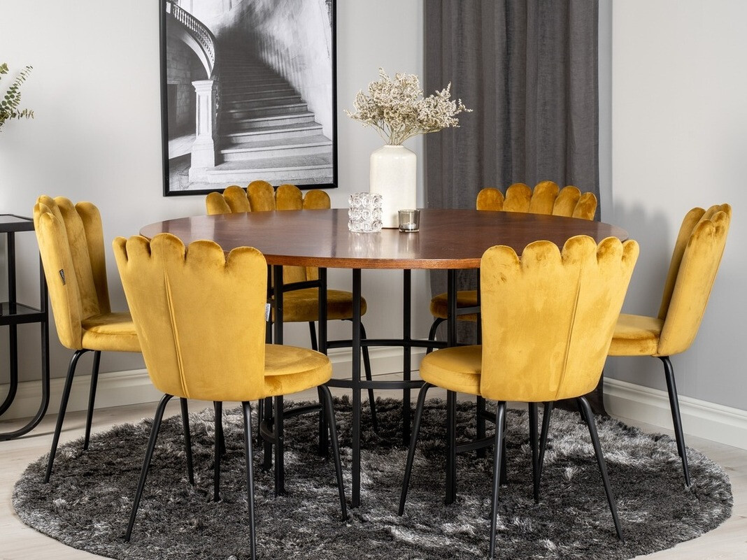 Dining set Dallas 315 (Yellow + Black)