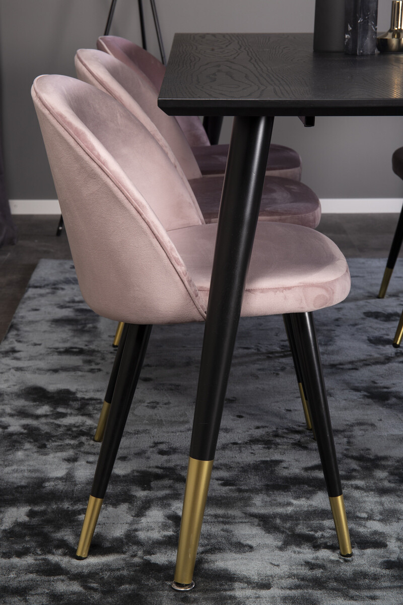 Dining set Dallas 346 (Pink + Black)