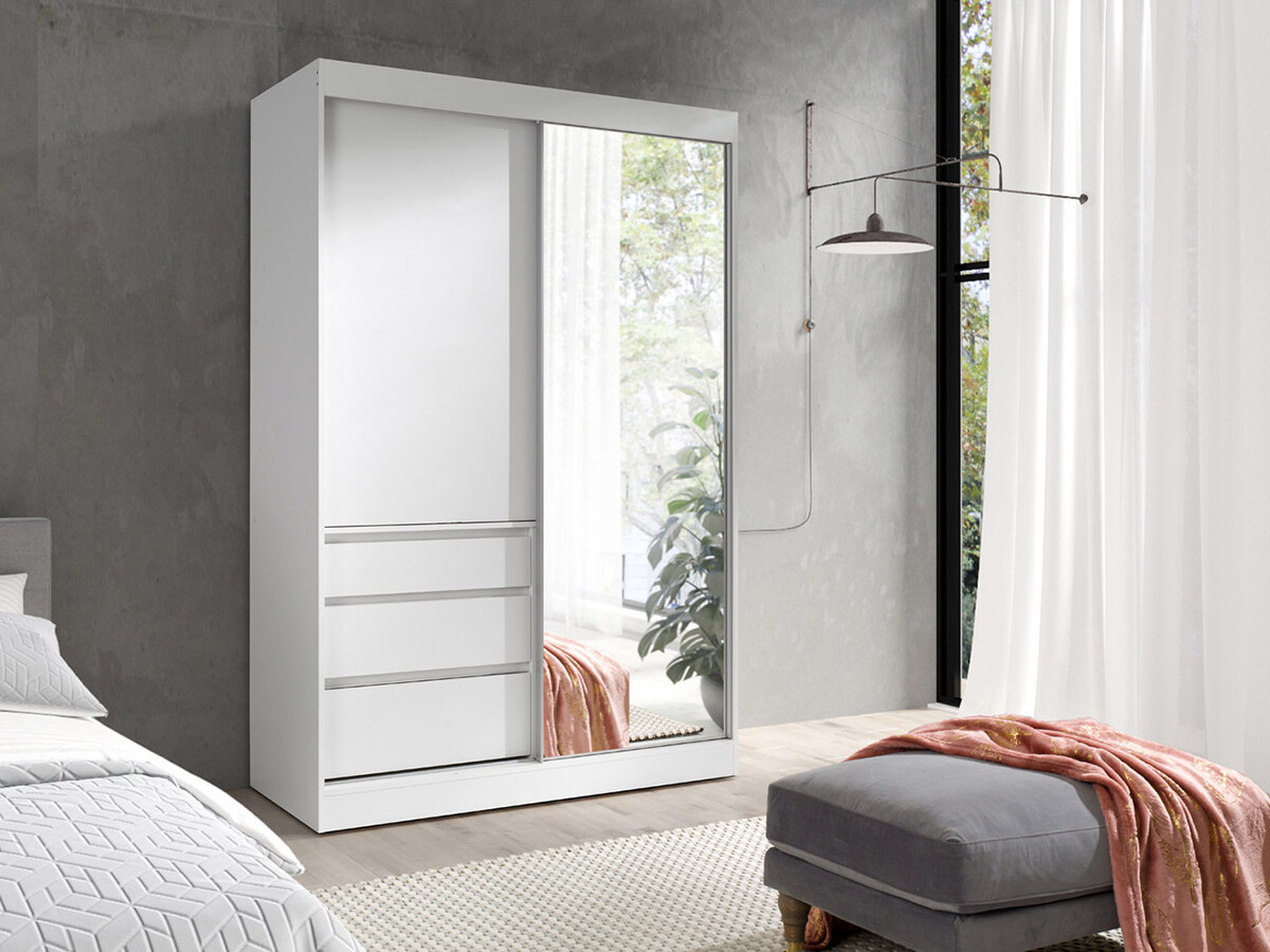 Wardrobe Toledo 115 (White)