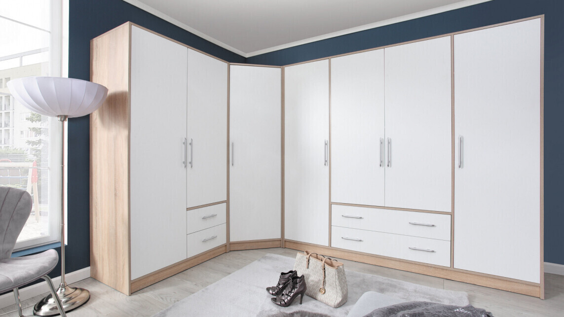 Wardrobe Cavmero 105 (Sonoma oak + White)