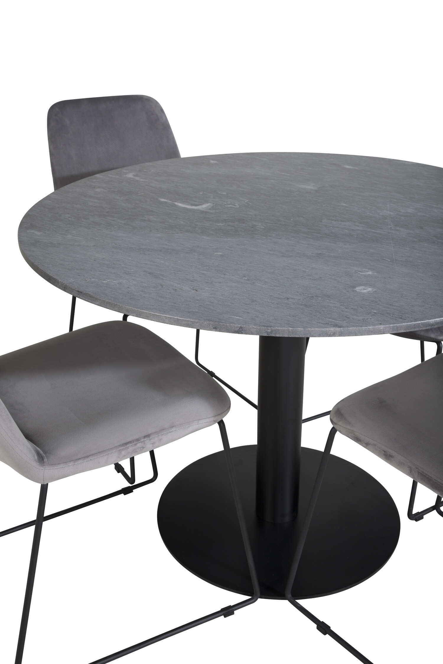 Dining set Dallas 2631 (Grey + Black)