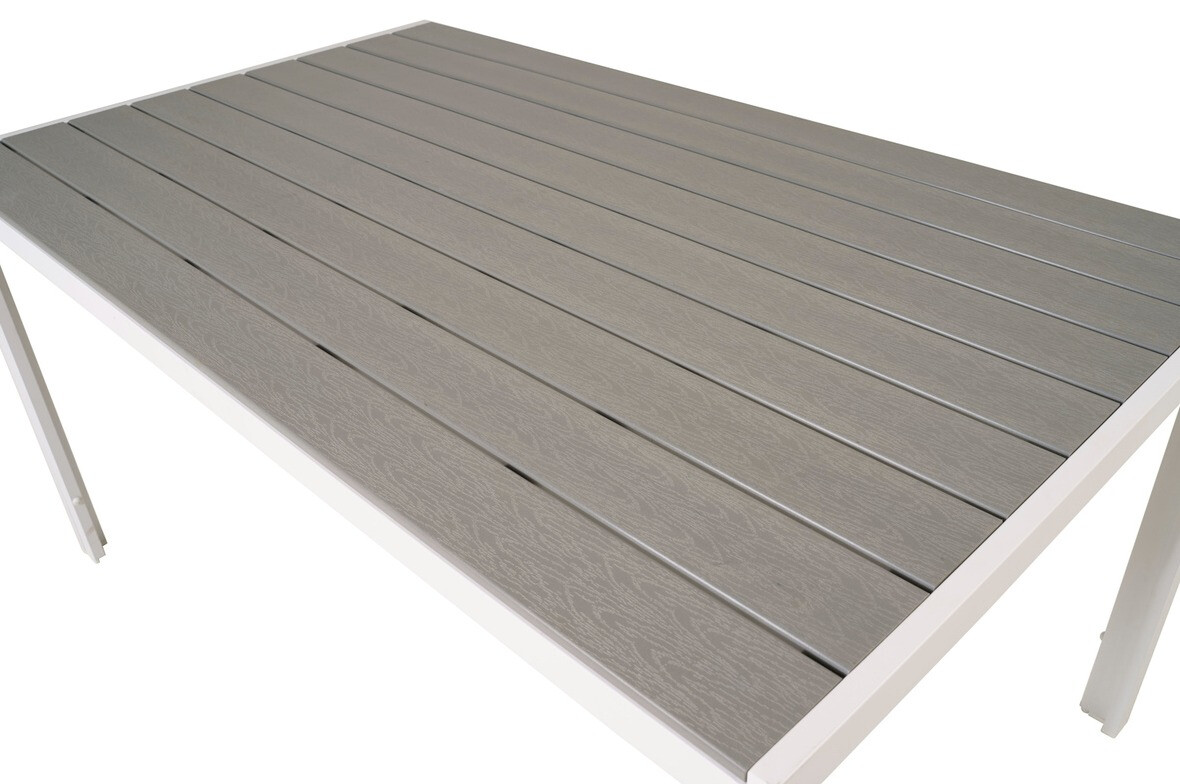 Τραπέζι εξωτερικού χώρου Dallas 2712 (Γκρι + Άσπρο)