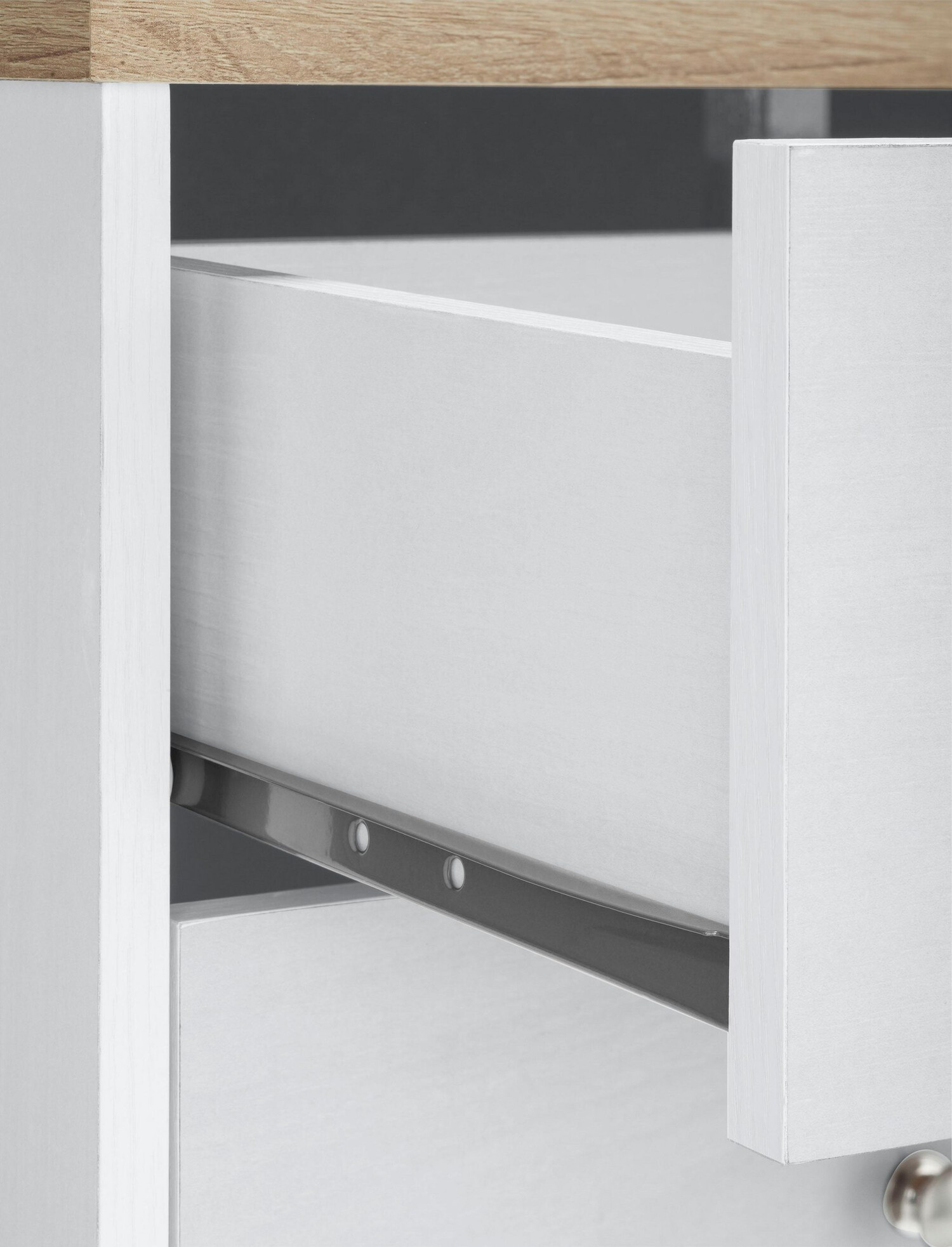 Συρταριέρα Cirtene 105 (Άσπρο + Δρυς)