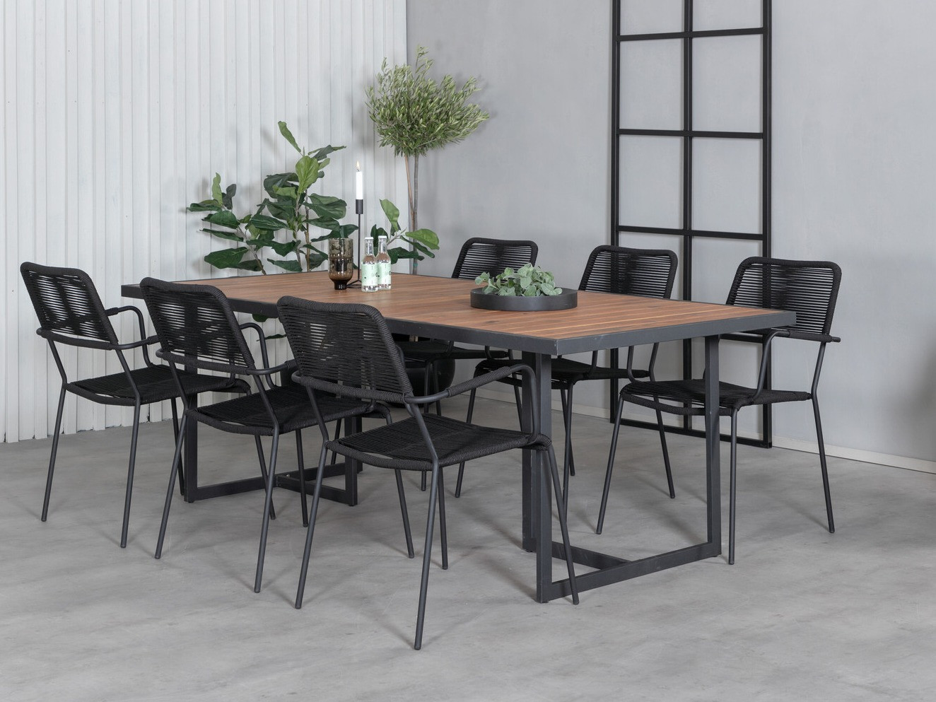 Table and chairs set Dallas 2904