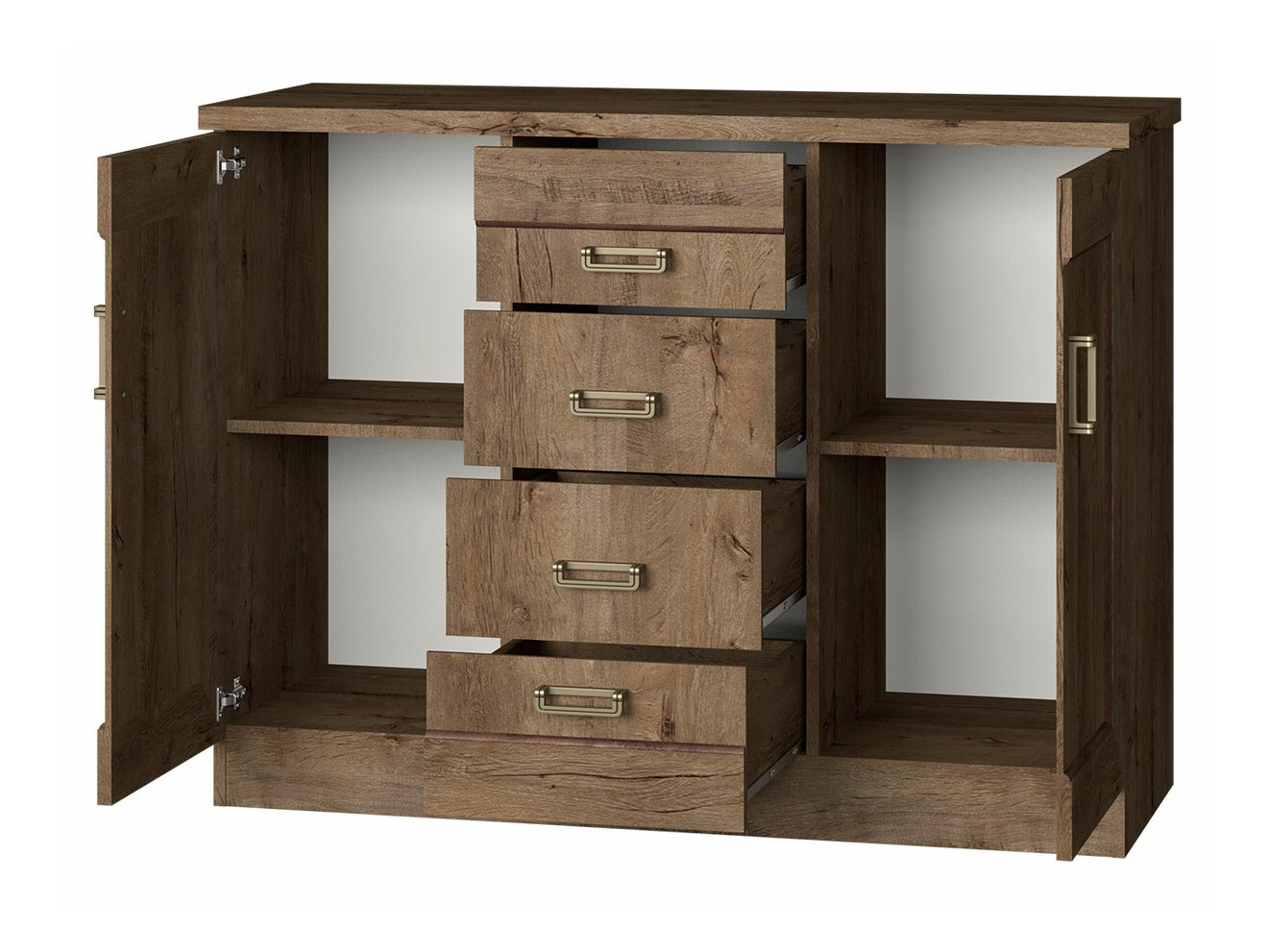 Chest of drawers Lircava 104 (Lefkas oak)