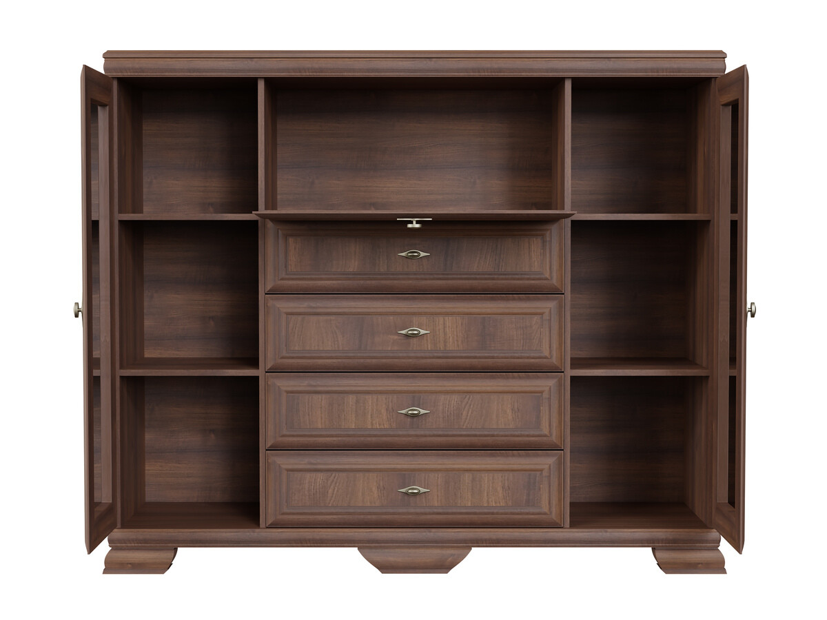 Σετ επίπλων σαλονιού Salmeru 109 (Samoa King Καρυδί)