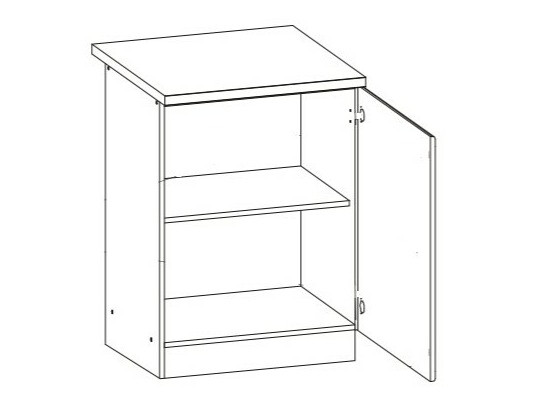 Πολυμορφικό ντουλάπι με πόρτες Eli Dark 103