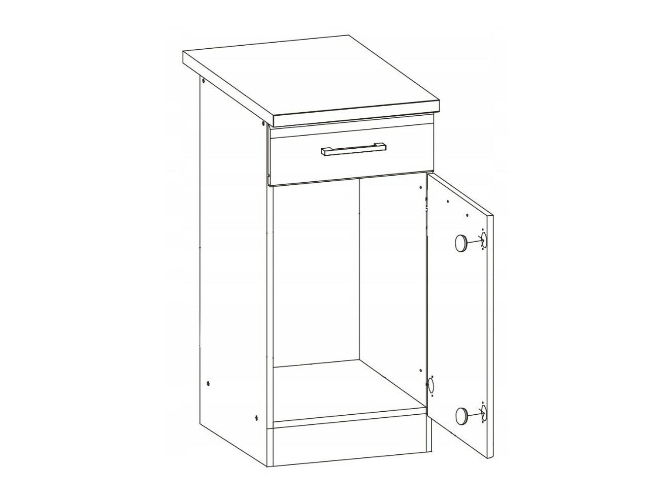 Πολυμορφικό ντουλάπι με συρτάρι και πόρτες Eli Light 101