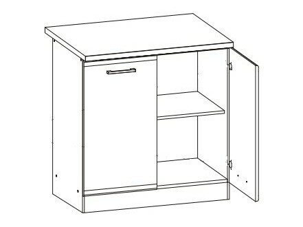 Πολυμορφικό ντουλάπι με πόρτες Eli Dark 105