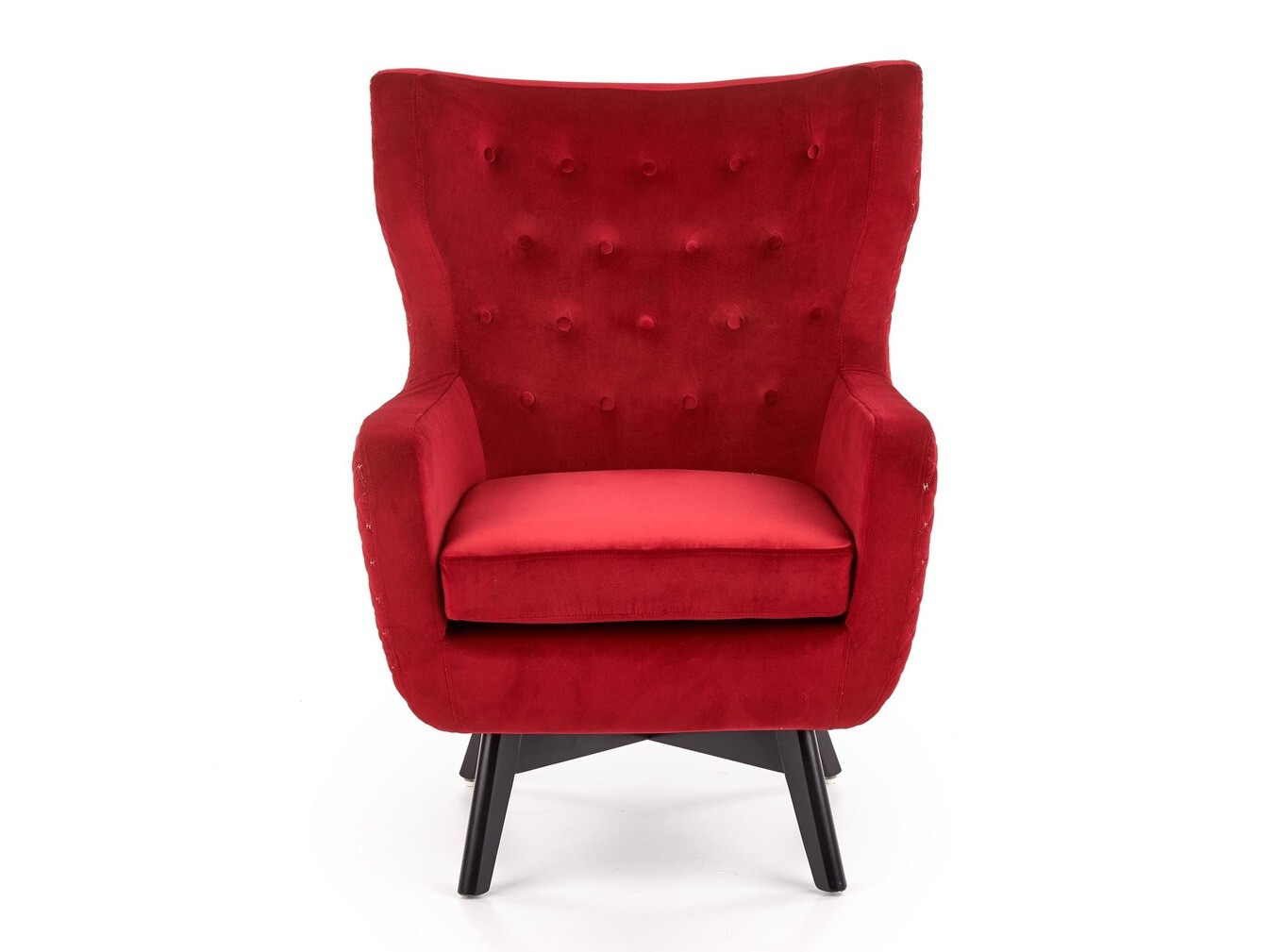 Armchair Houston 836 (Red + Black)