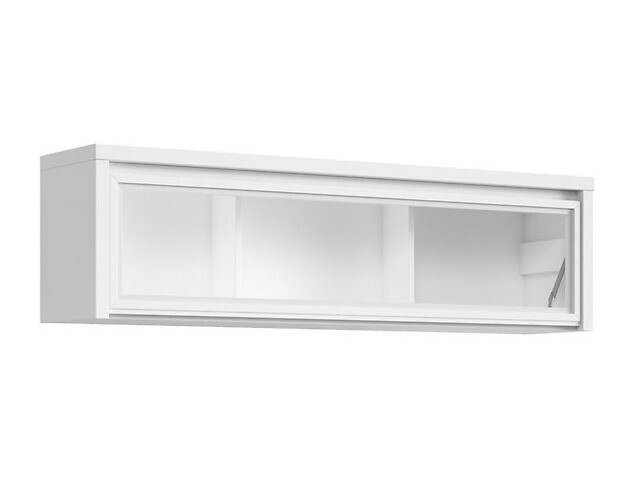 Ράφι τοίχου Nolroma 136 (Άσπρο + Ματ άσπρο)