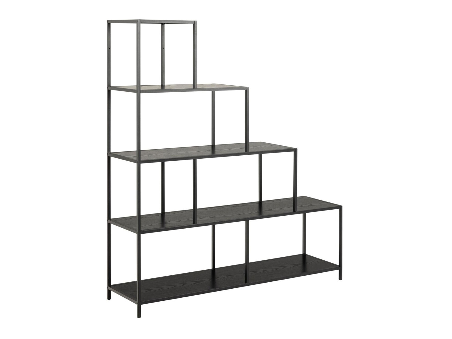 Βιβλιοθήκη Norsica Sevferi 153 (Μαύρο + Μαύρη Φράξος)