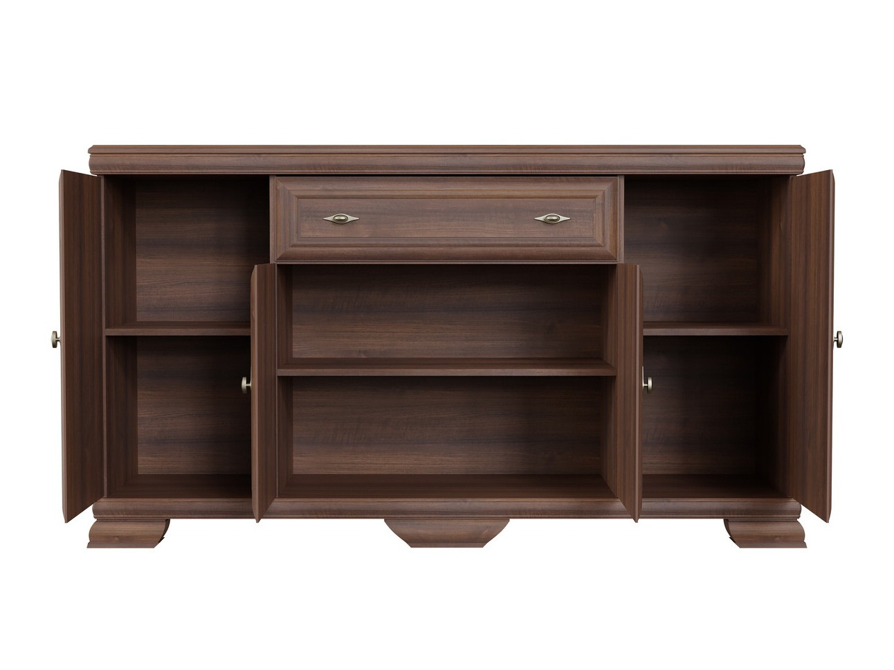 Σετ επίπλων σαλονιού Salmeru 106 (Samoa King Καρυδί)