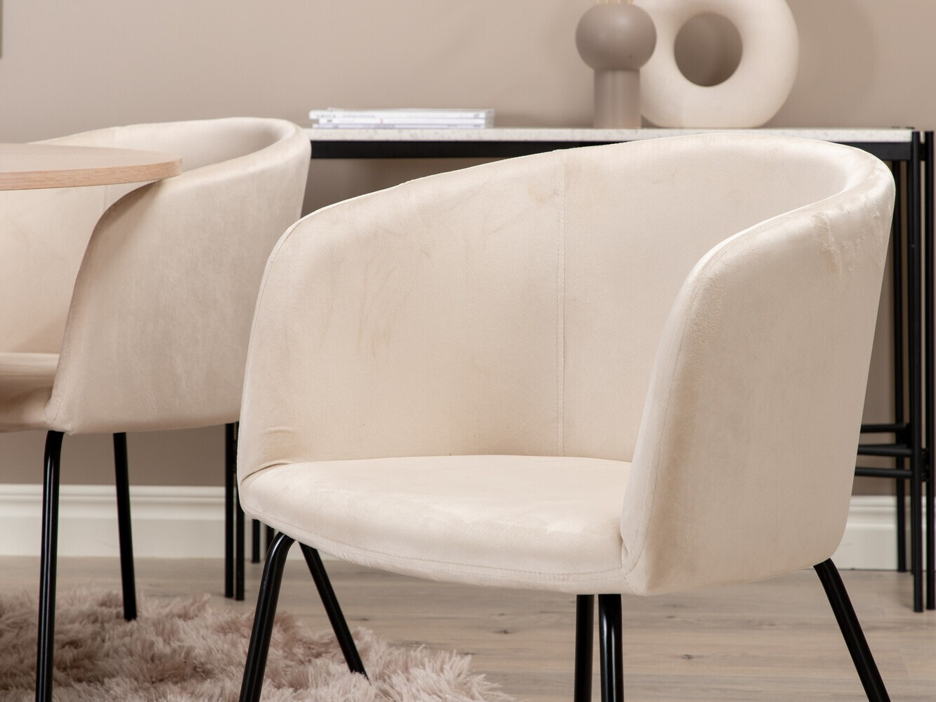 Dining set Dallas 2557 (Cream + Black)