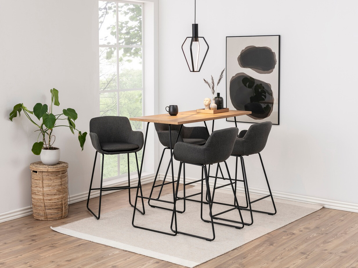 Bar stool Norsica 231 (Dark grey)