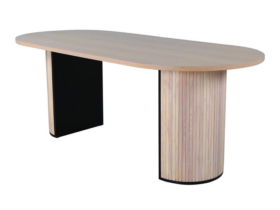 Table Dallas 1712 (Light wood + Black)