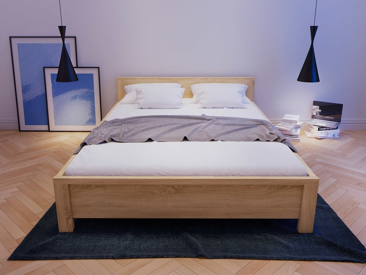 Bed Nolroma 120 (Sonoma oak)
