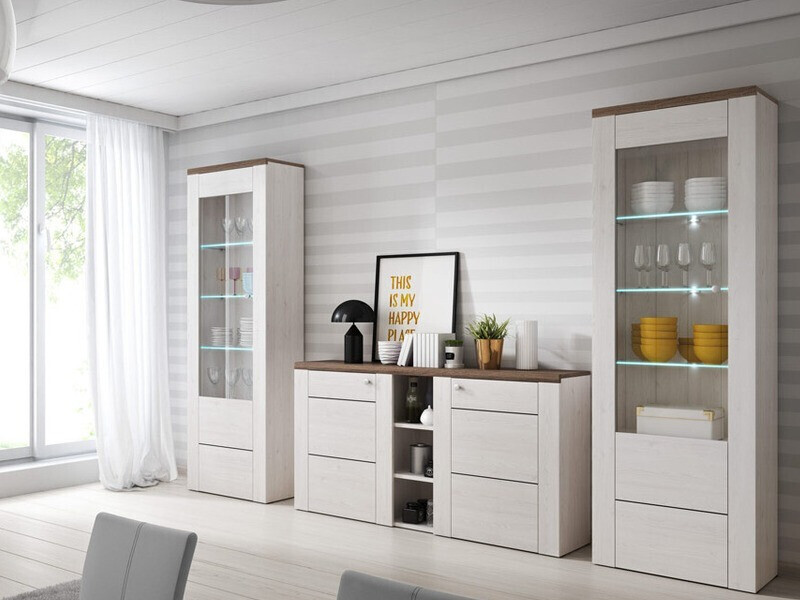 Βιβλιοθήκη Salelbo 102 (Σιμπού λεύκα + Τρούφελο δρυς)