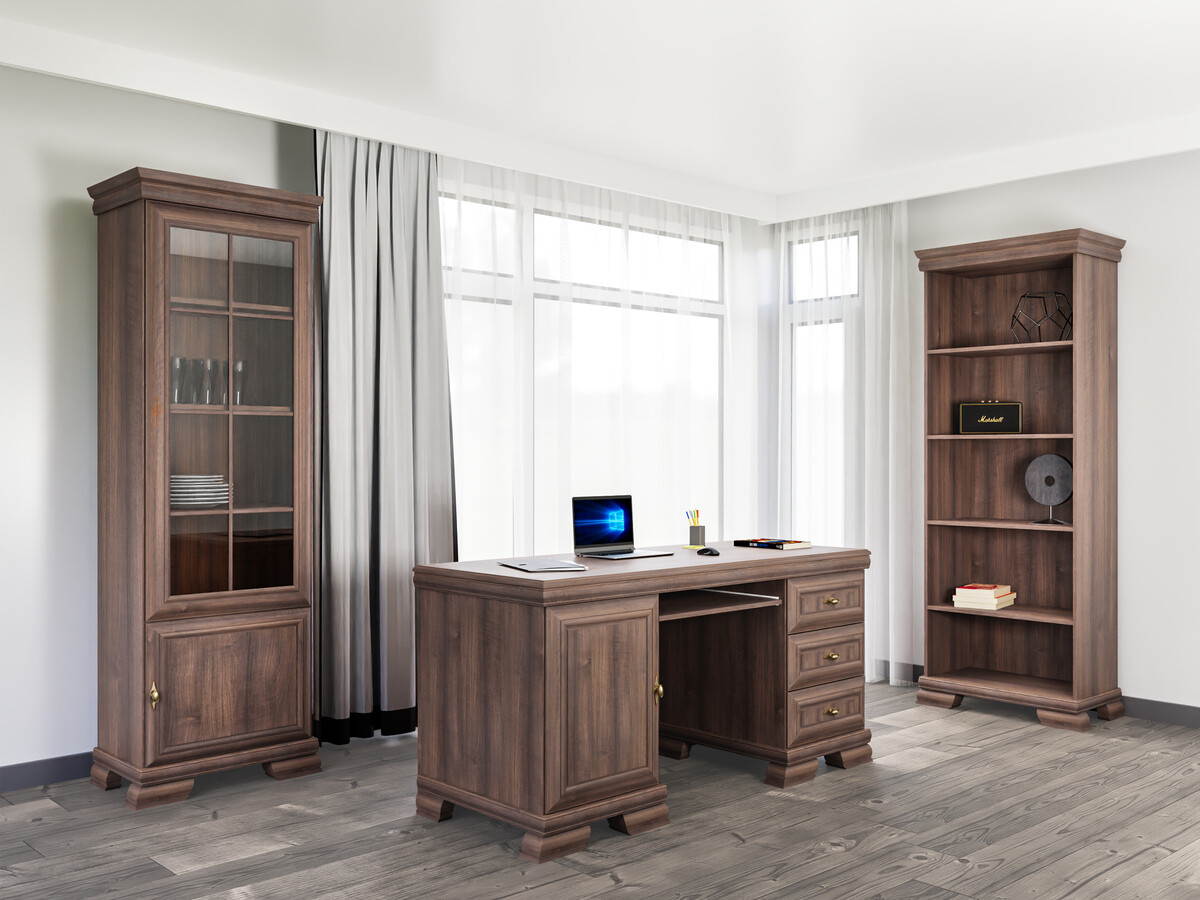 Σετ γραφείου για το σπίτι Salmeru 120 (Samoa King Καρυδί)