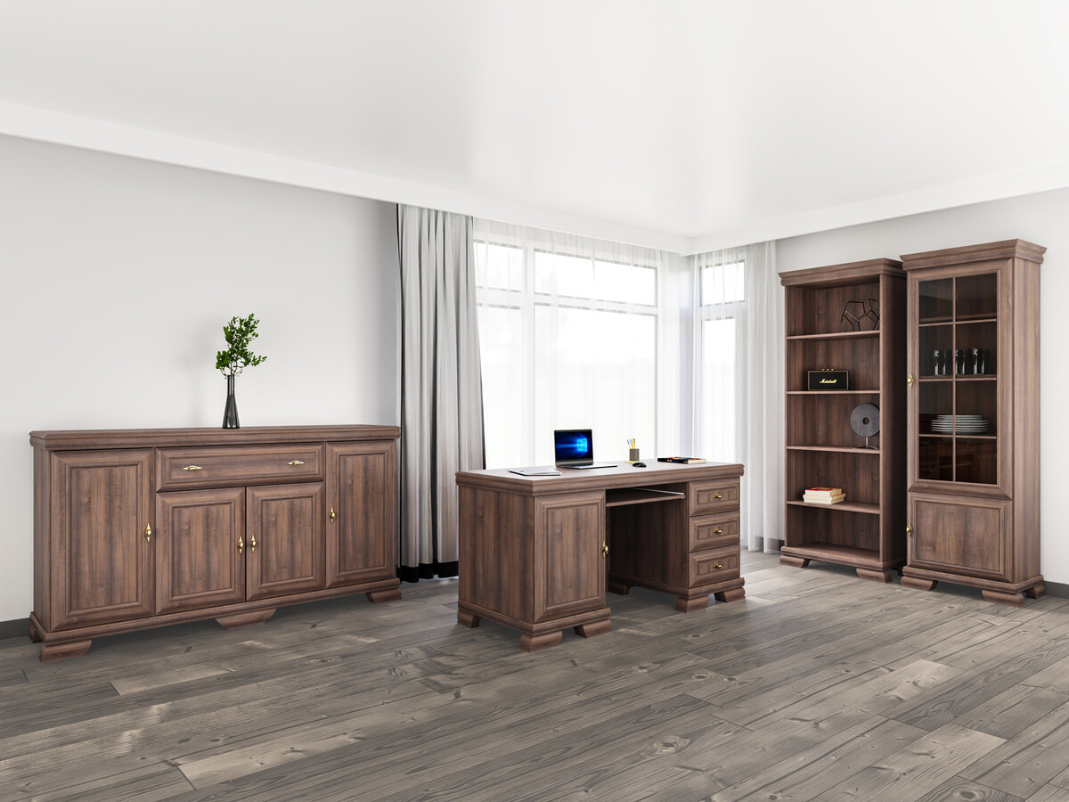 Σετ γραφείου για το σπίτι Salmeru 121 (Samoa King Καρυδί)