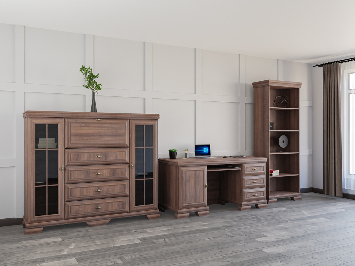 Σετ γραφείου για το σπίτι Salmeru 122 (Samoa King Καρυδί)