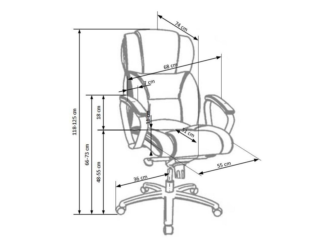 Office chair Houston 595 (Black)