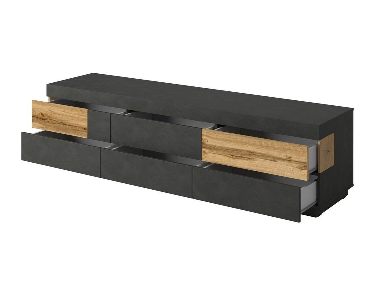 Living room set Livlore 109 (Matera grey + Wotan Oak)