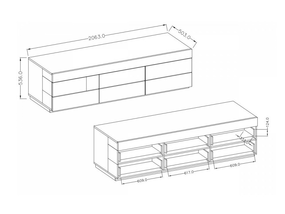 Living room set Livlore 109 (Matera grey + Wotan Oak)