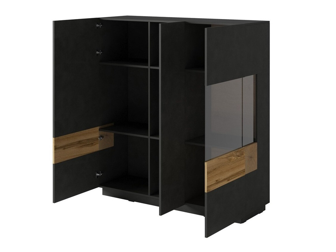 Σετ επίπλων σαλονιού Livlore 110 (Matera γκρι + Δρυς wotan)