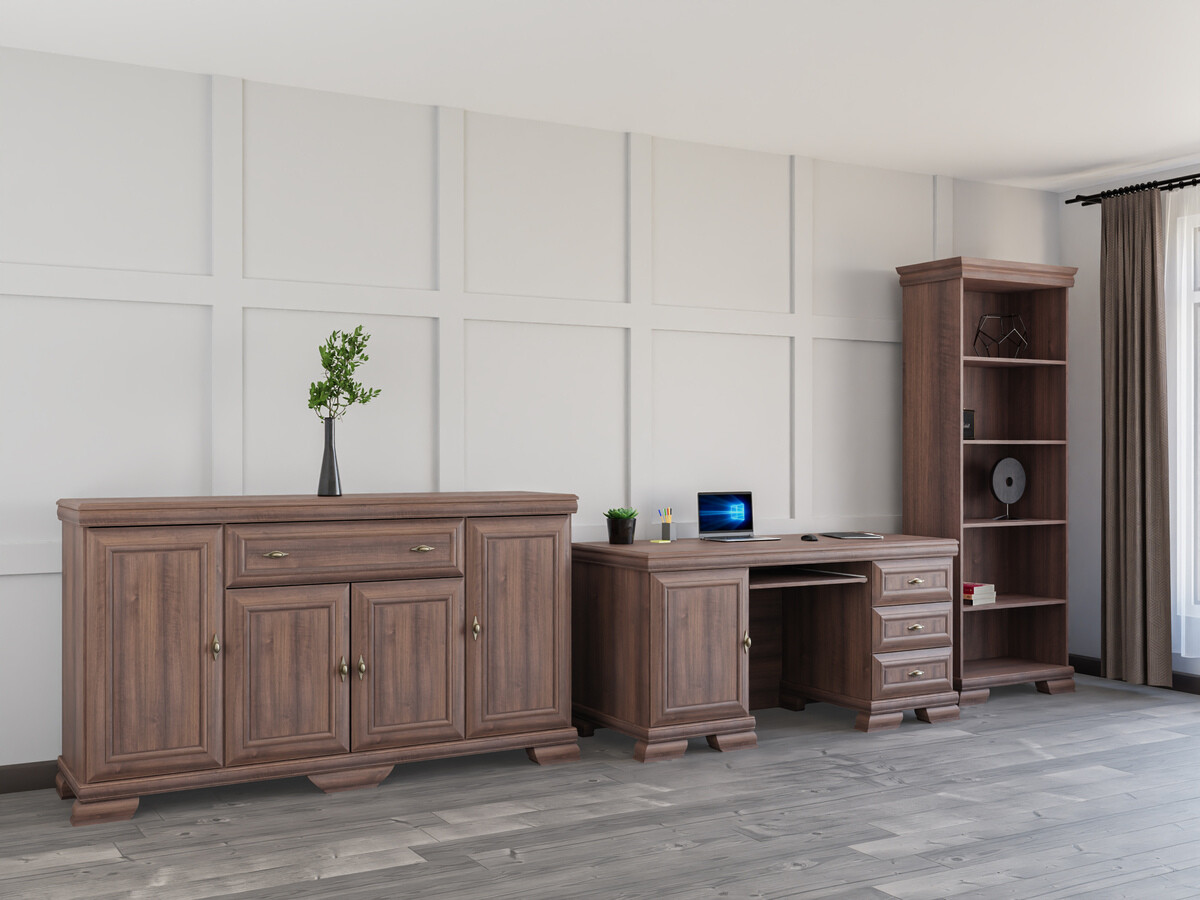 Σετ γραφείου για το σπίτι Salmeru 125 (Samoa King Καρυδί)