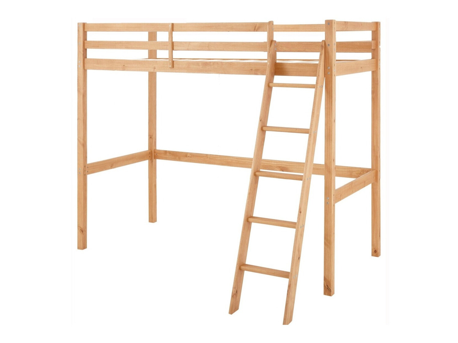 Loft bed Ruvfiva 105 (Pine)