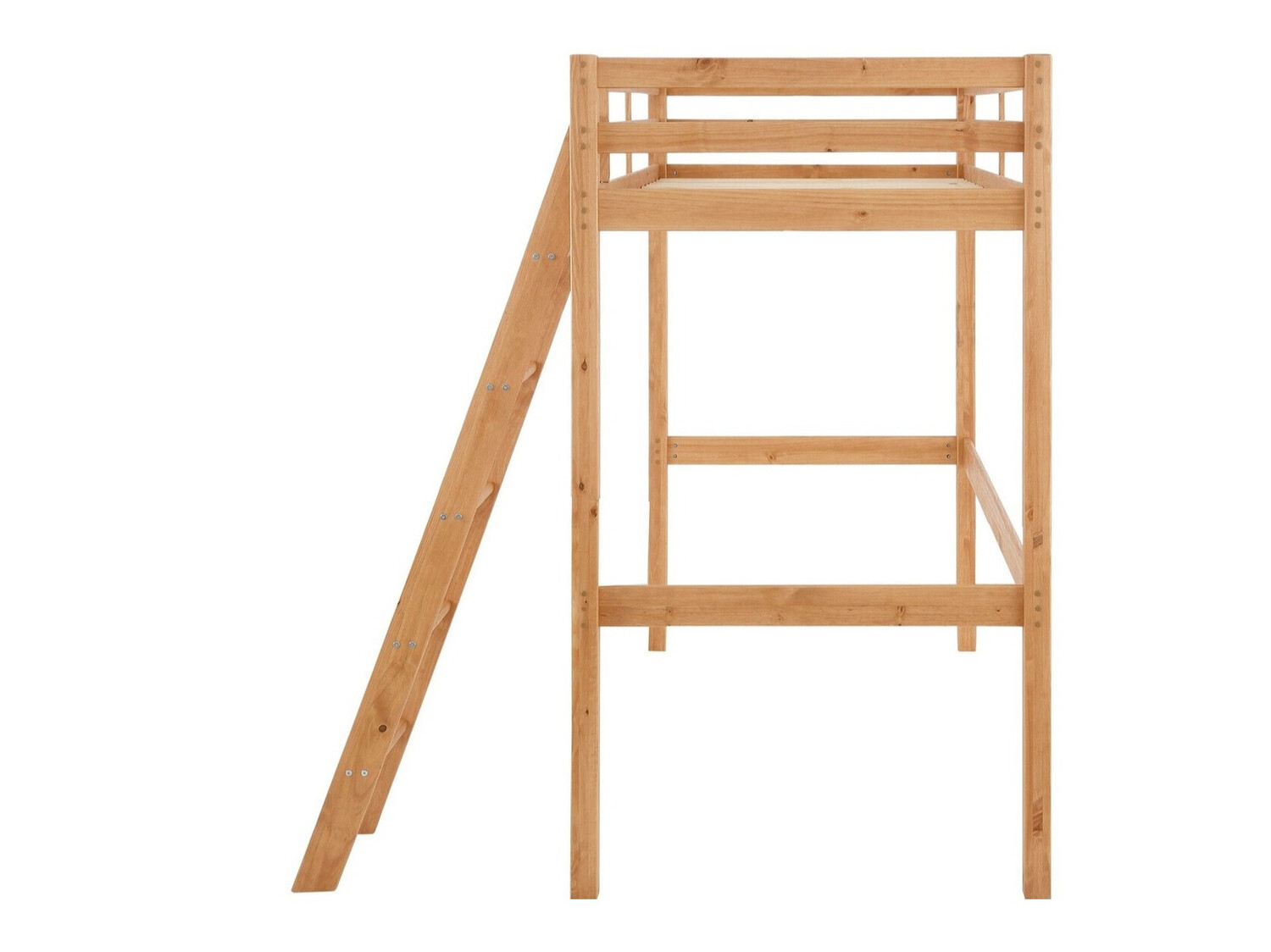 Loft bed Ruvfiva 105 (Pine)