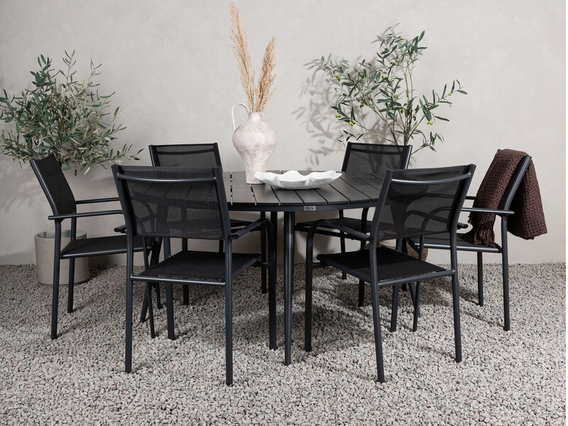 Τραπέζι εξωτερικού χώρου Dallas 2832 (Μαύρο)