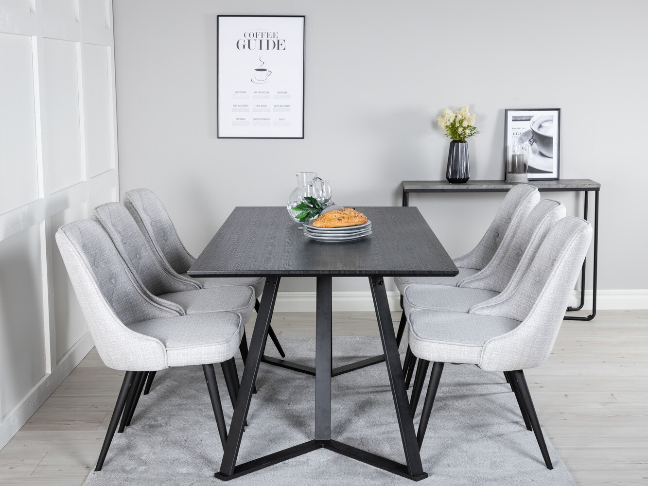 Dining set Dallas 1629 (Grey)