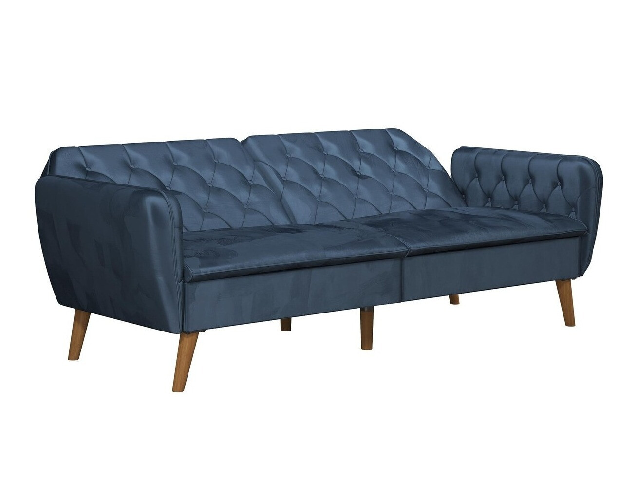 Καναπές-κρεβάτι Novogratz 106 (Μπλε)
