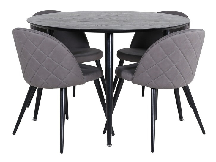 Dining set Dallas 2545 (Grey + Black)