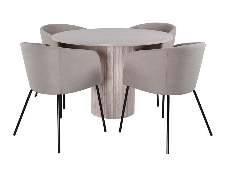 Dining set Dallas 2557 (Beige + Black)