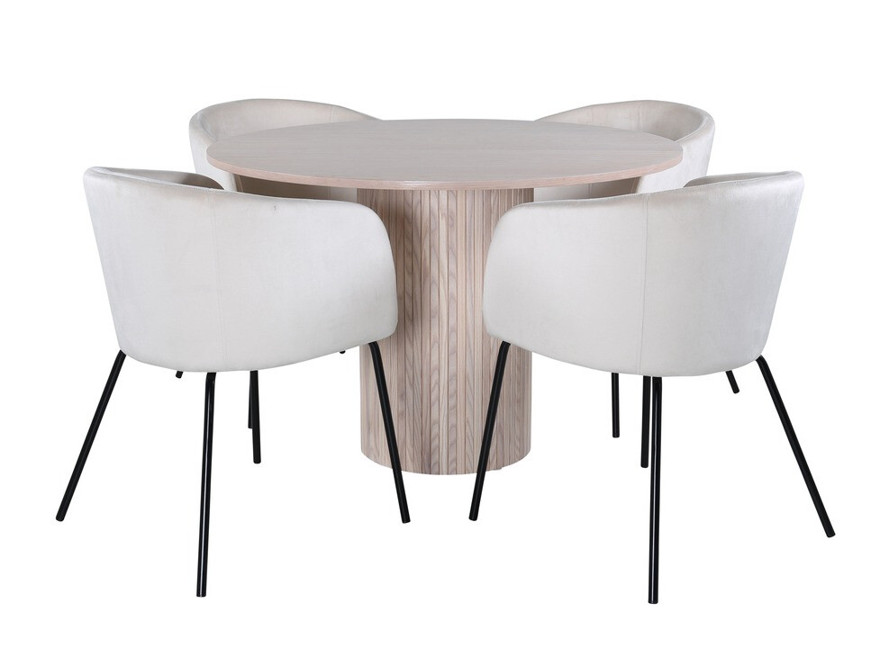 Dining set Dallas 2557 (Cream + Black)
