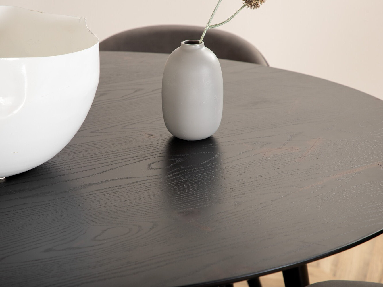 Σετ τραπεζαρίας Dallas 2545 (Γκρι + Μαύρο)