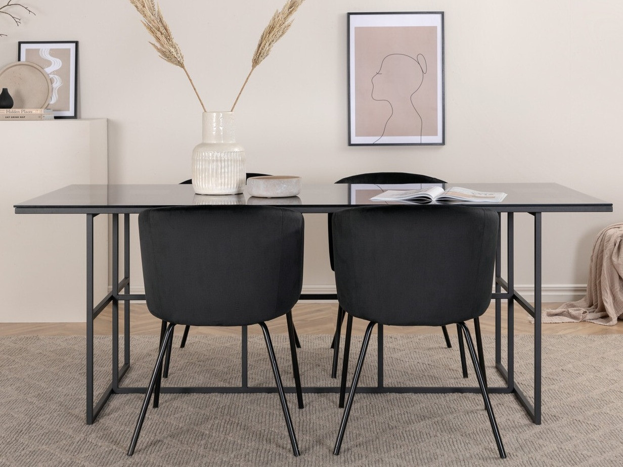 Dining set Dallas 3044 (Black)